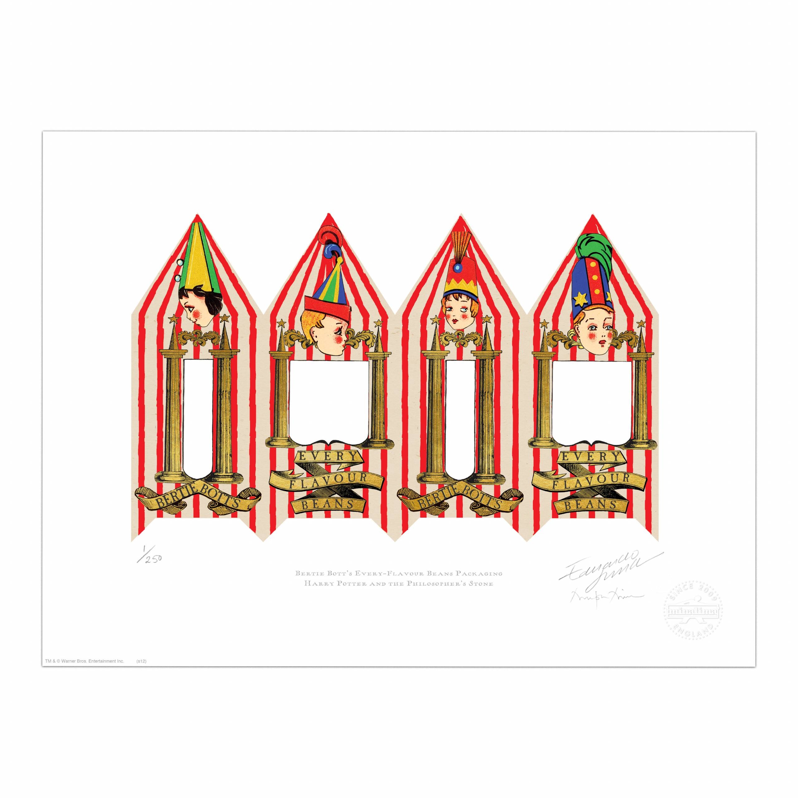 Bertie Bott s Every Flavour Beans Packaging MinaLima