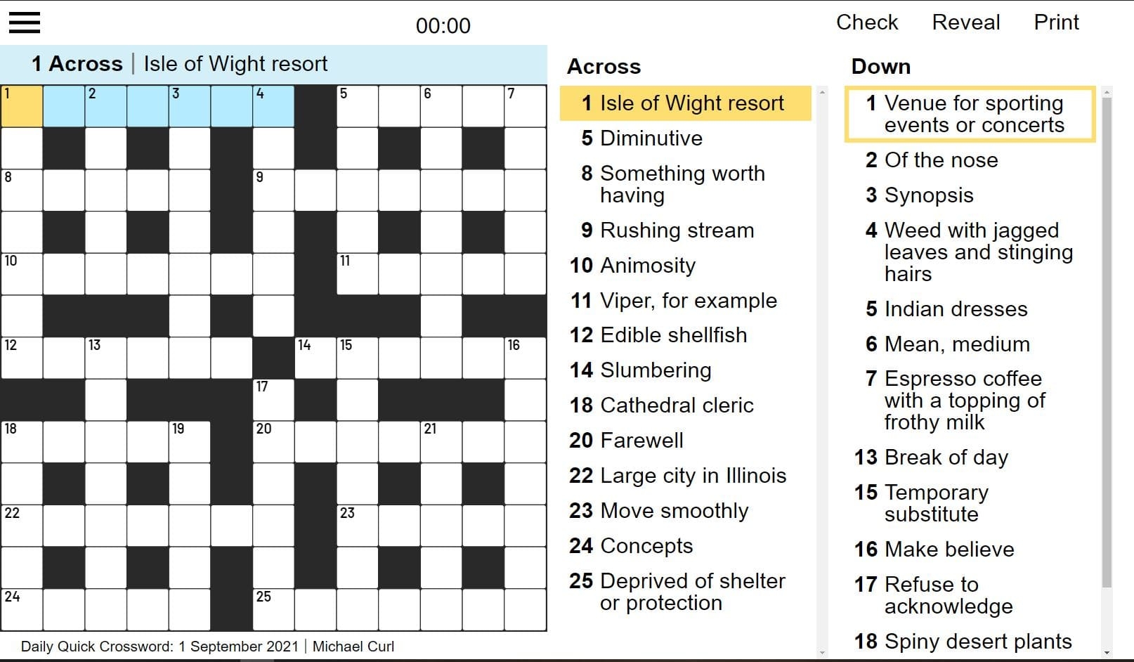 sheffer crossword puzzle printable