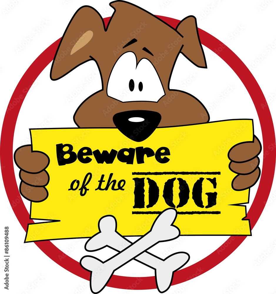 Beware Dangerous Dog Sign Clearance