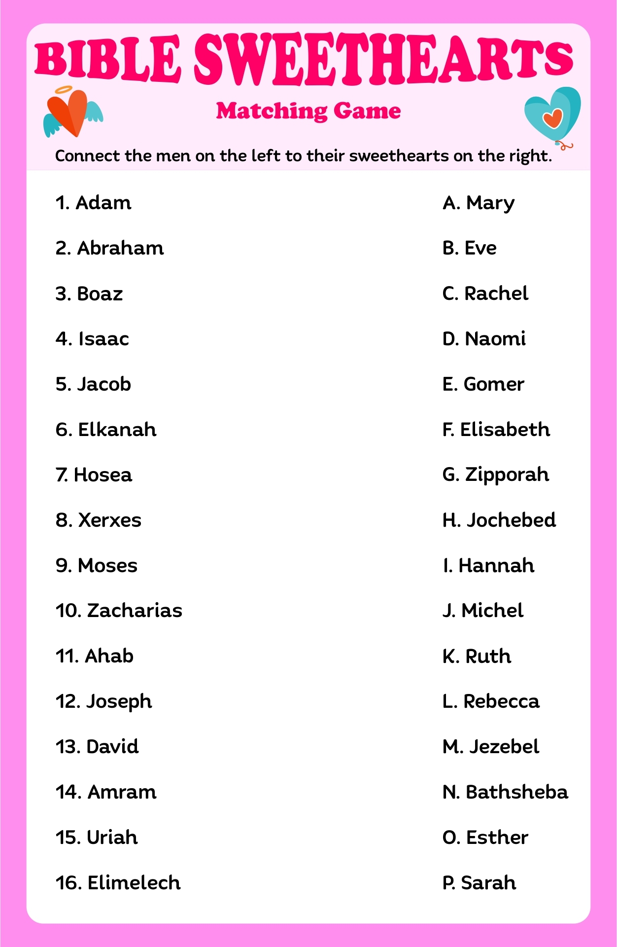 Bible Games For Ladies 10 Free PDF Printables Printablee