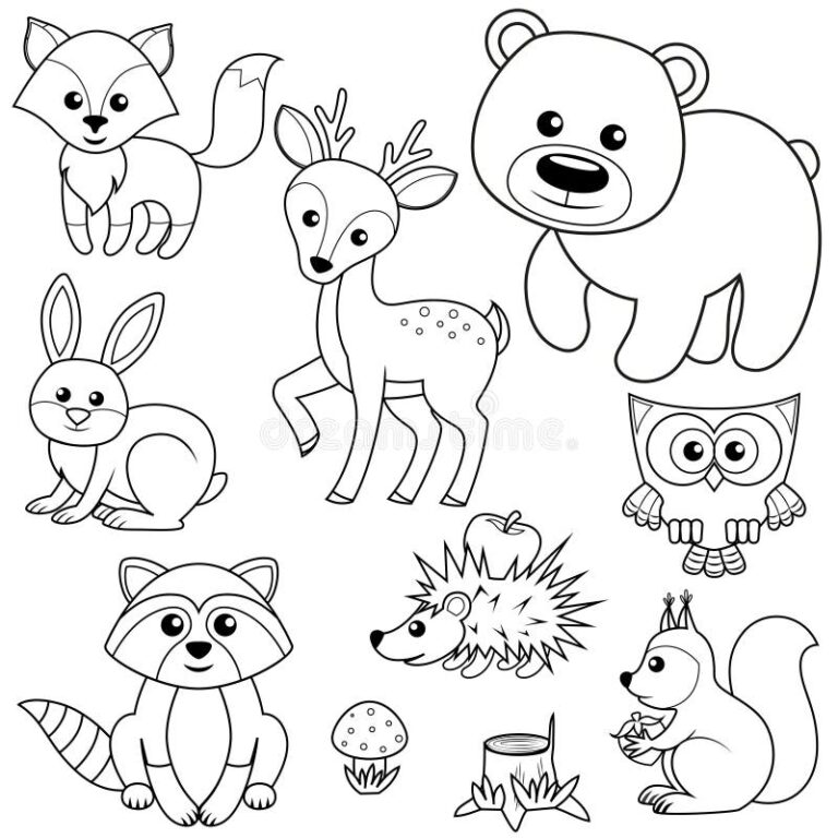 Black White Animals Stock Illustrations 156 903 Black White Animals Stock Illustrations Vectors U0026 Clipart Dreamstime