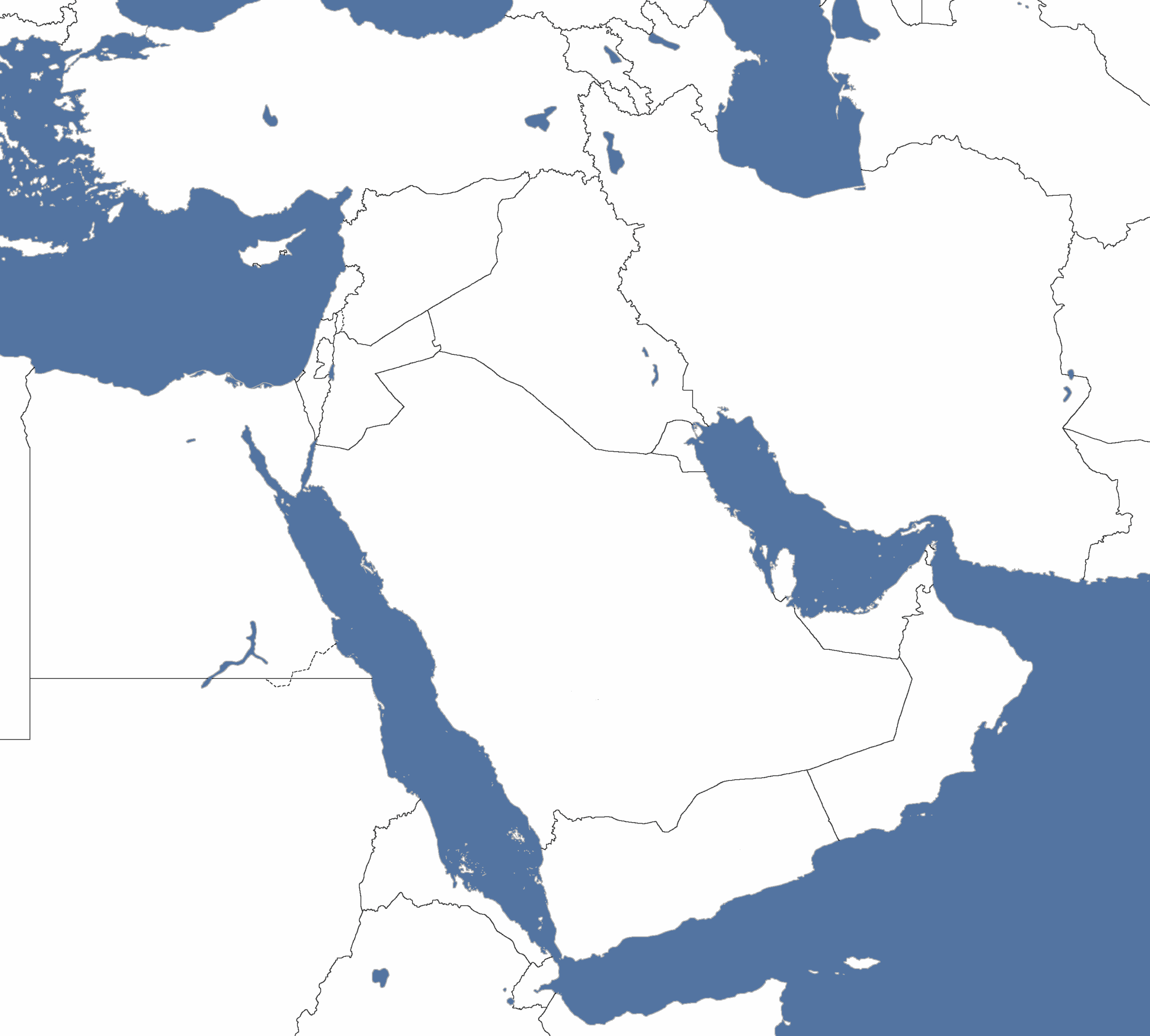 Blank Map Of The Middle East By DrakiTheDude On DeviantArt Worksheets Library