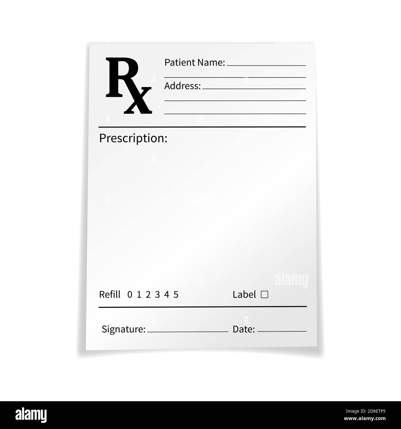 printable fake prescription forms