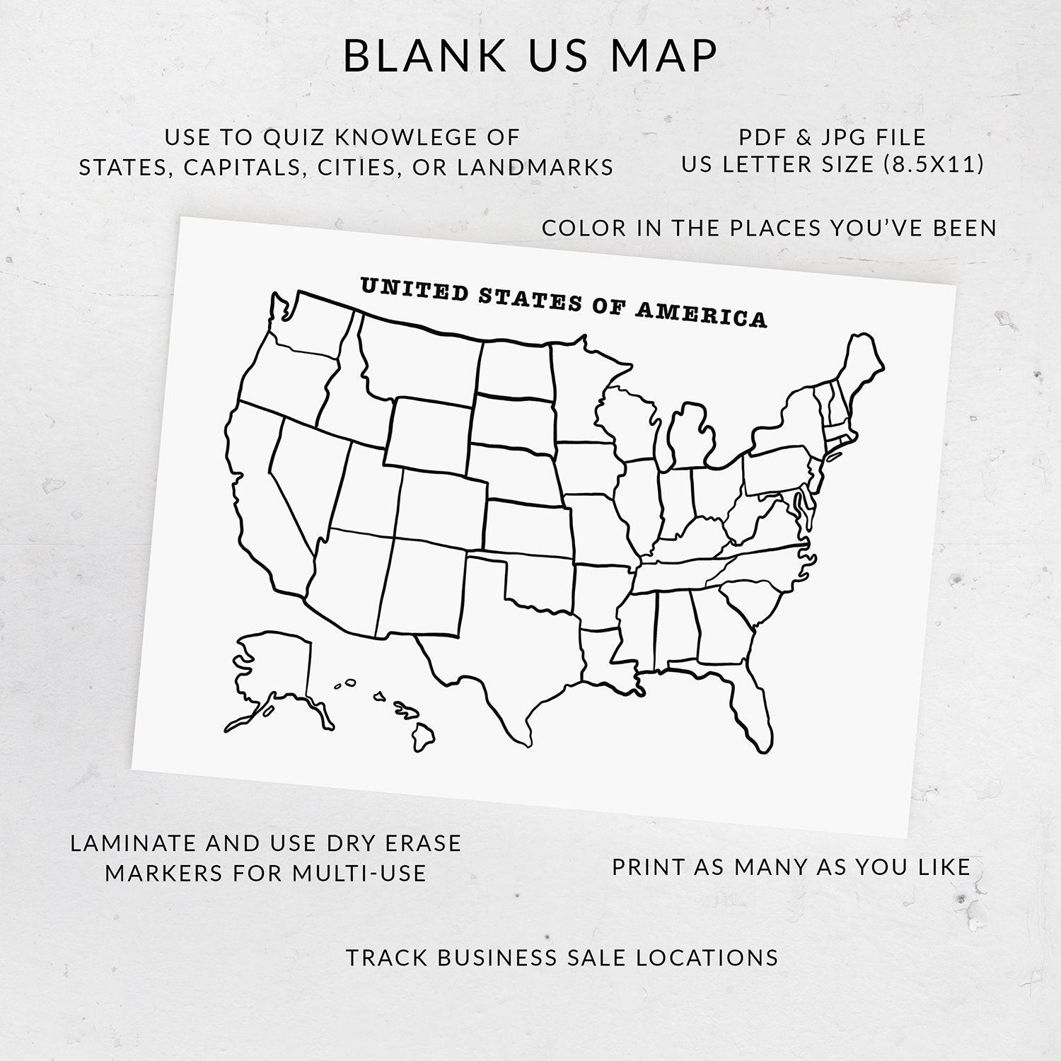 us map quiz printable free