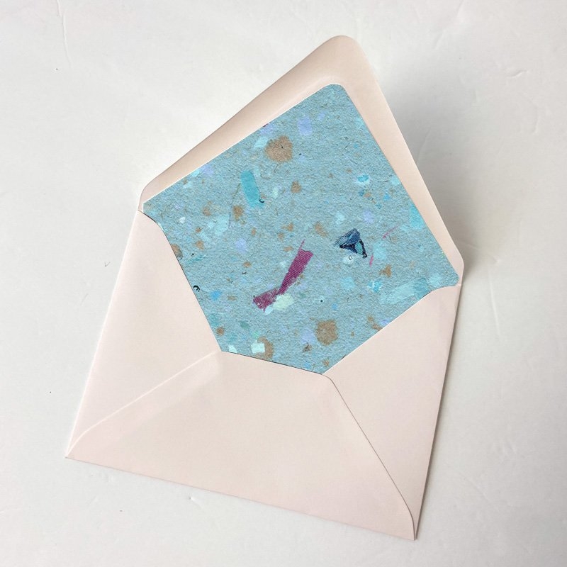 Blue Rainbow Printable Envelope Liner PAPERCRAFT MIRACLES LLC Blue Rainbow Printable Envelope Liner PAPERCRAFT MIRACLES LLC