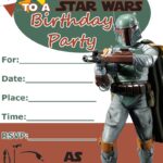 Boba Fett Free Birthday Party Invitation Star Wars Party The Star Wars Mom Parties Recipes Crafts And Printables