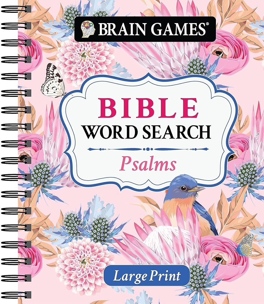 Brain Games Large Print Bible Word Search Psalms Brain Games 