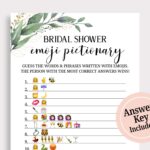 Bridal Emoji Pictionary Shop