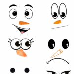 Bring Your Snowman To Life With These Free Printable Faces