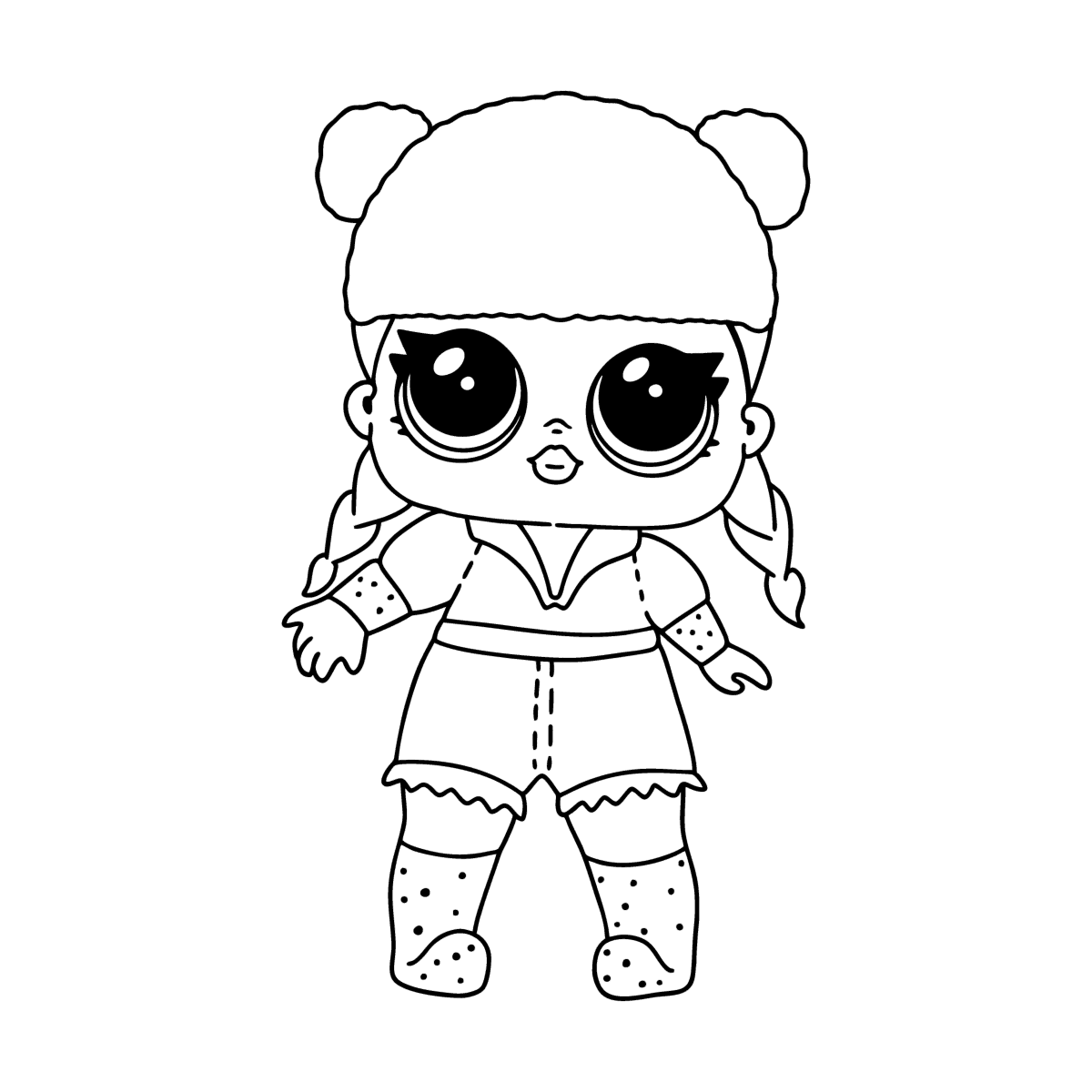 lol dolls printable coloring pages