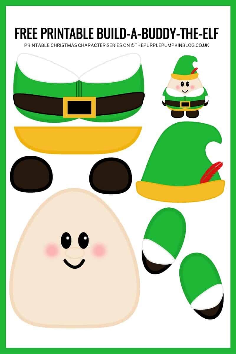 free printable elf pattern