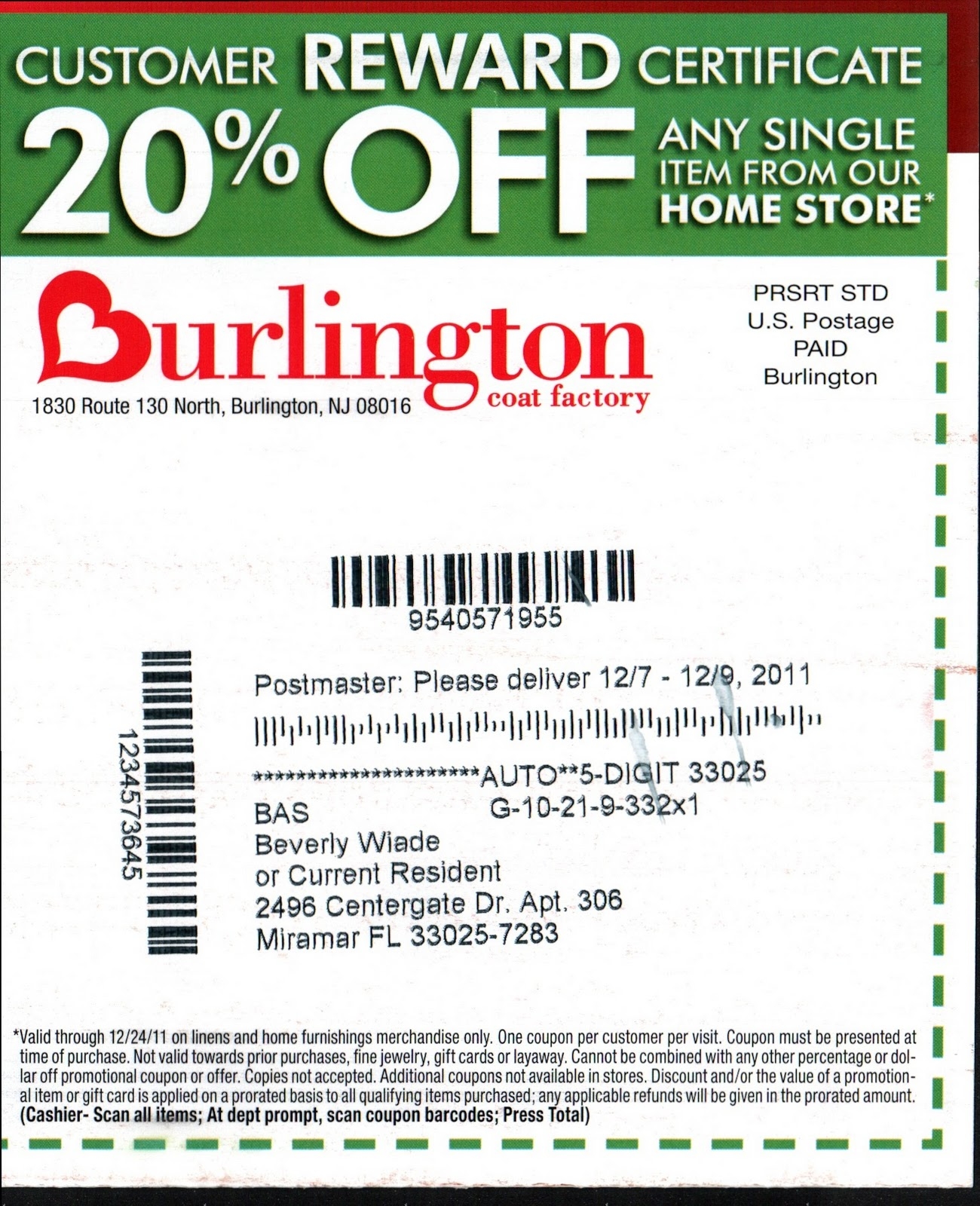 Burlington Coupons 20 Off Discount