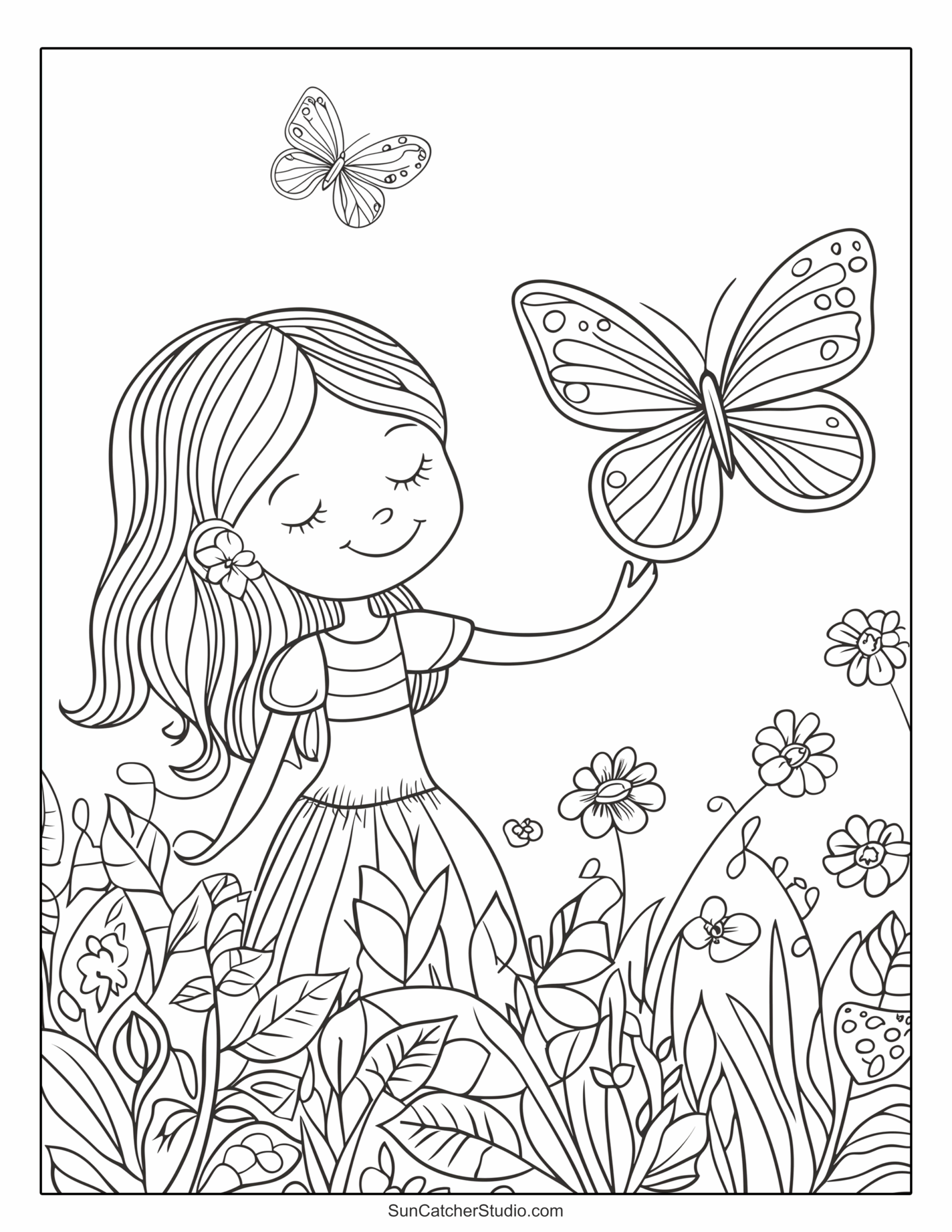 butterfly coloring pages printable