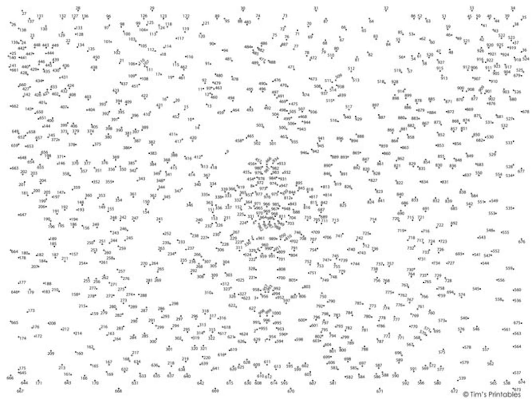 Butterfly Dot to dot Connect The Dots PDF 1000 Dots Etsy UK