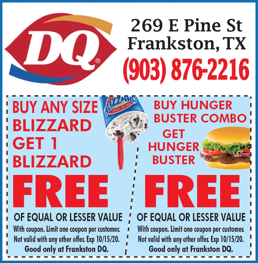BUY ANY SIZE BLIZZARD GET 1 BLIZZARD FREE OF EQUAL OR LESSER VALUE Online Printable Coupons USA Local Free Printable Shopping Coupons