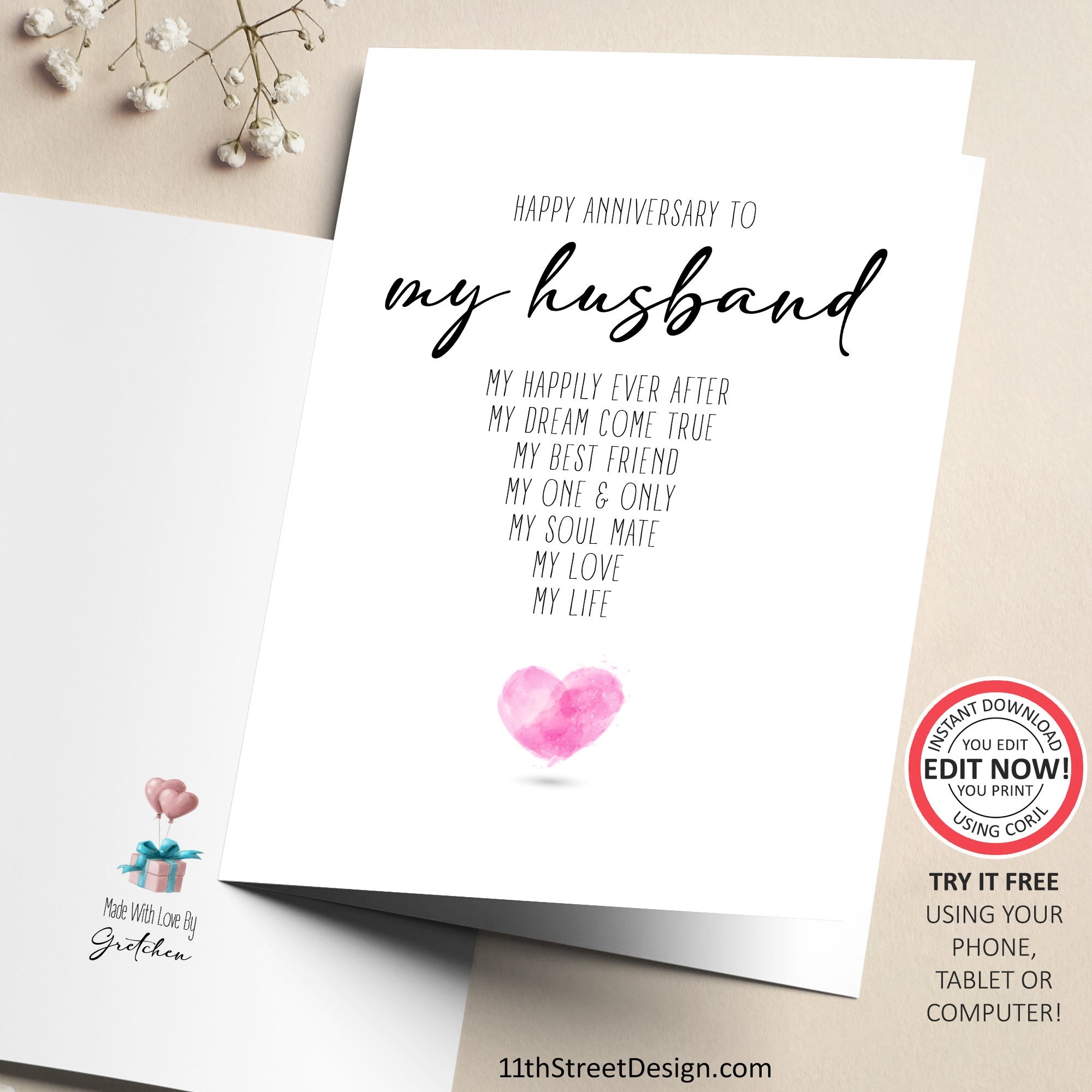 printable anniversary cards for husband printable anniversary cards for husband