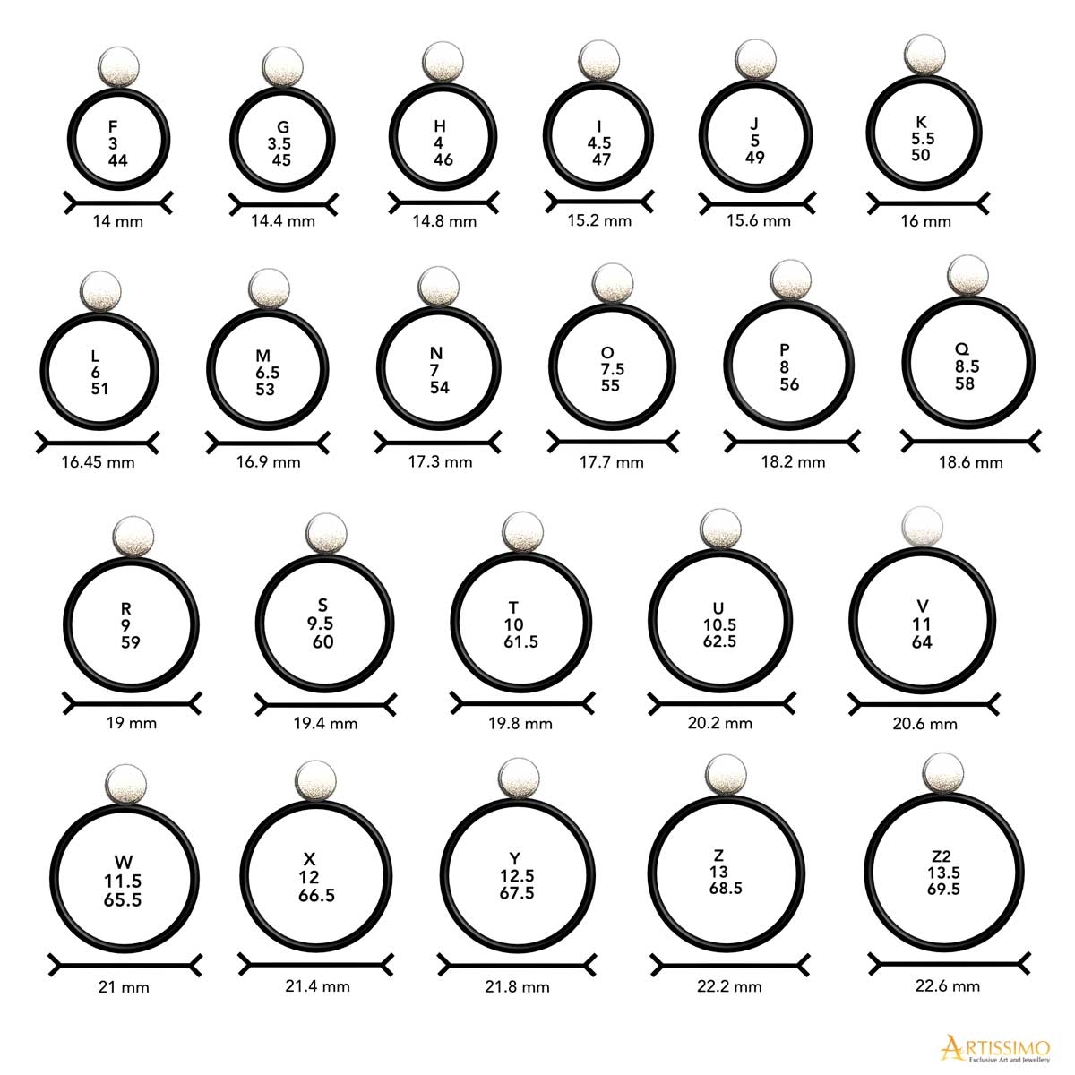 ring sizing chart printable