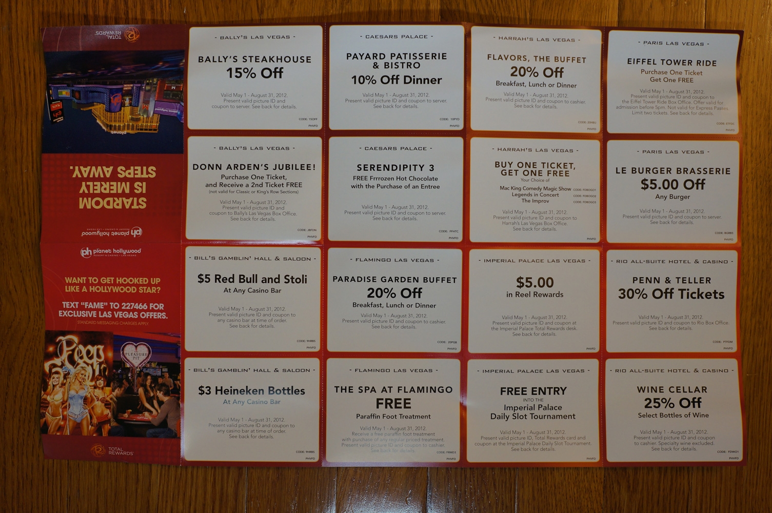 Caesars Entertainment Check In Get Coupons Mark s Las Vegas