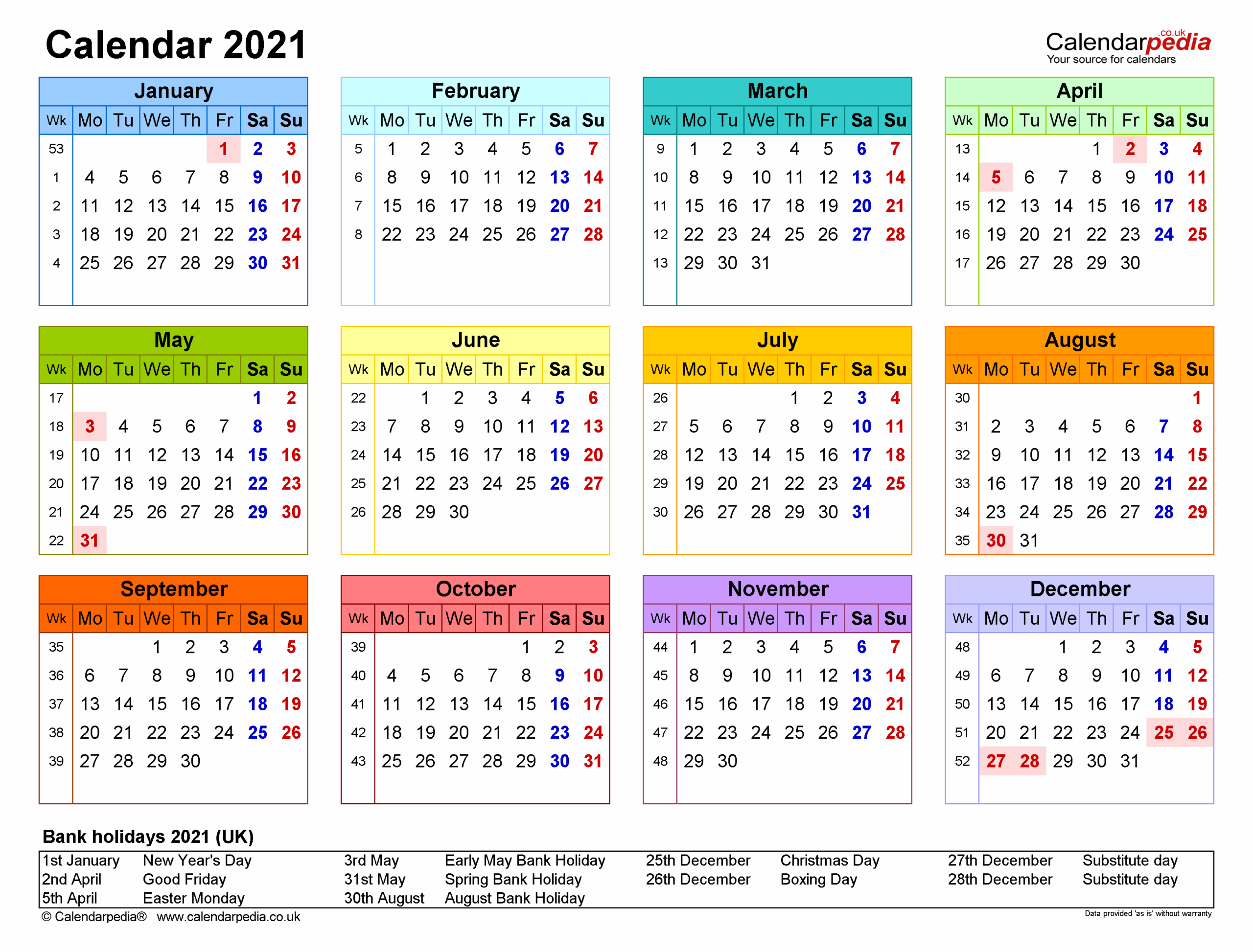 free printable planner 2021 pdf