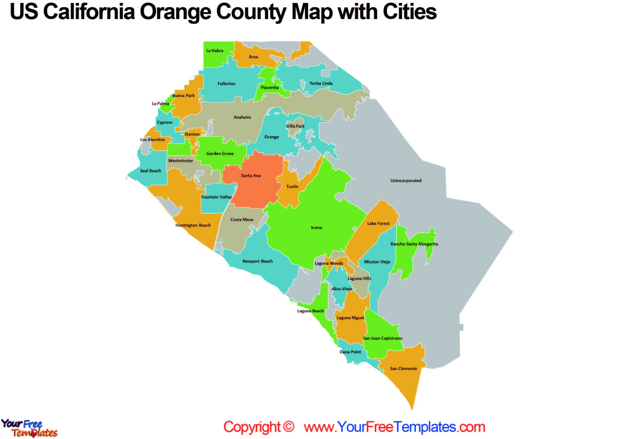 printable map of orange county ca