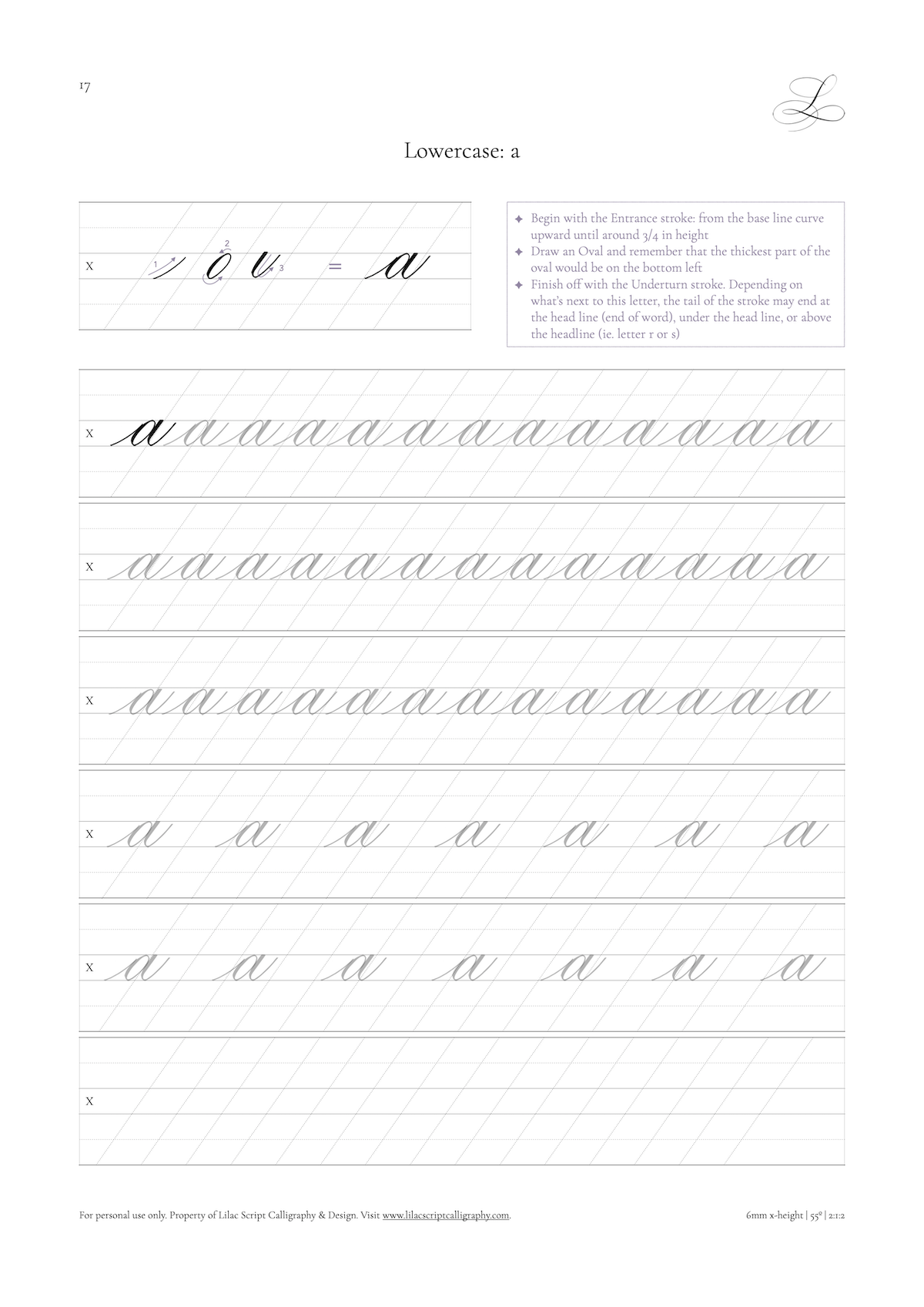 Calligraphy Worksheets And Other Resources Lilac Script Calligraphy U0026 Engraving