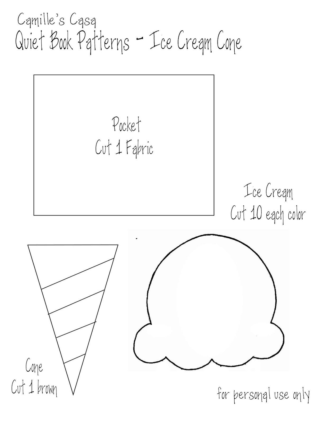 printable quiet book templates
