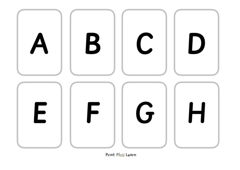 Capital Letters Page 1 Free Teaching Resources Print Play Learn