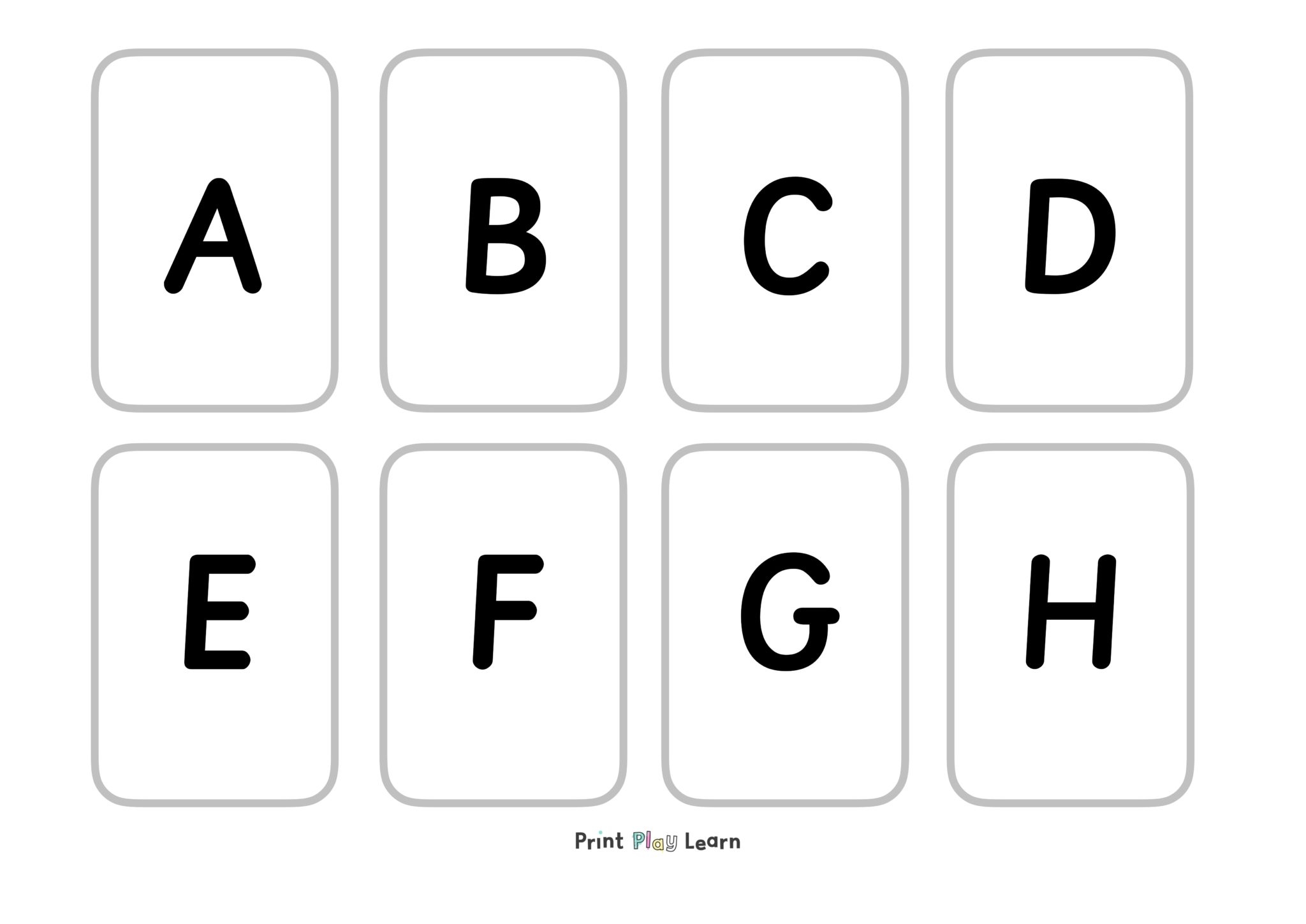 Capital Letters Page 1 Free Teaching Resources Print Play Learn