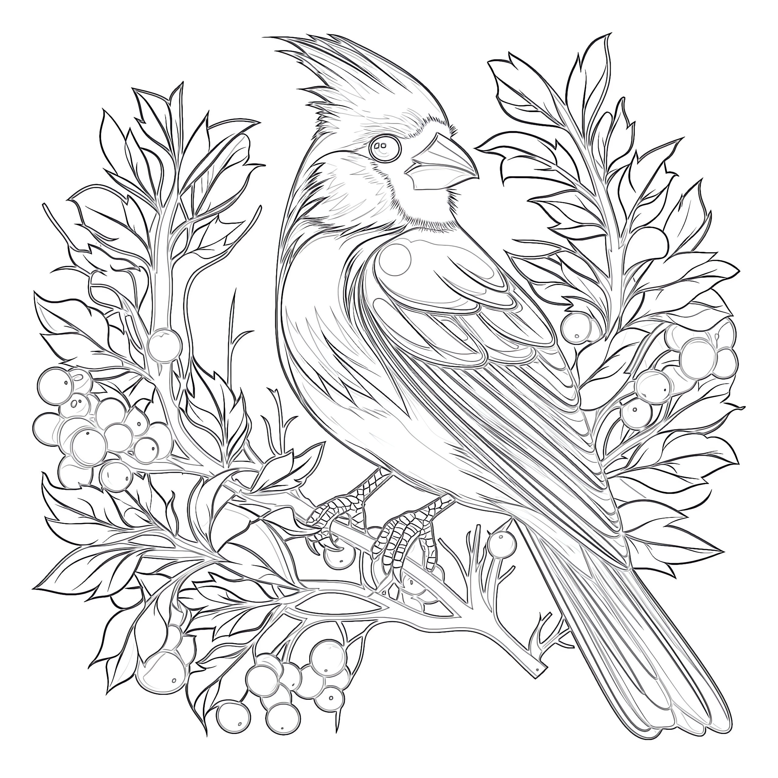free printable pictures of cardinals