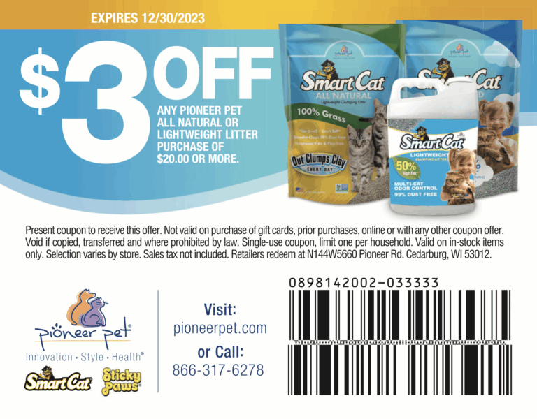 Cat Litter Coupons Clearance