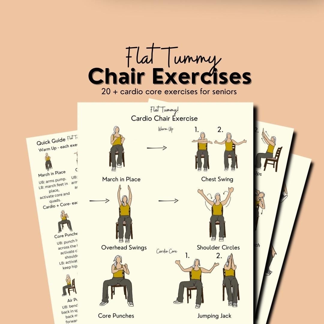 Chair Exercise Chair Workout For Belly Fat Exercise For Abs At 
