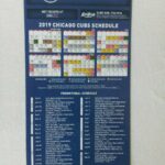 Chicago Cubs 2019 Magnet Schedule Girodano s Sponsored EBay