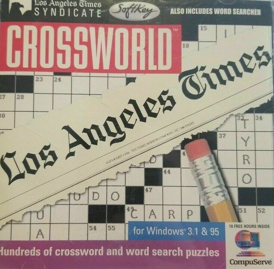 Chicago Tribune U0026 Los Angeles Times Crossword Collection CD BRAND NEW 37