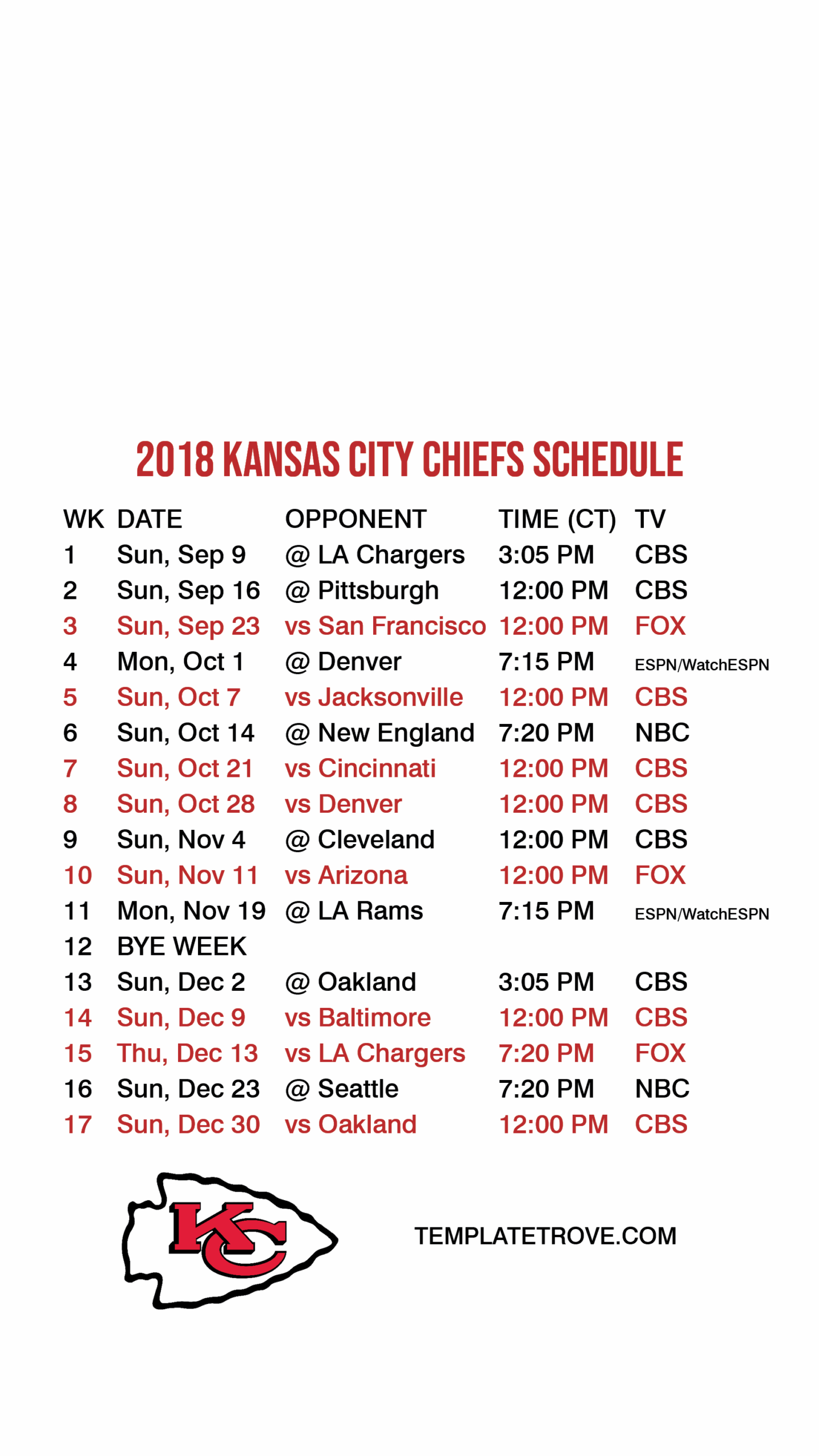 Chiefs Merch Turner Licensing Wandkalender Kansas City Chiefs Patrick Mahomes NFL Kansas City Chiefs Gifts