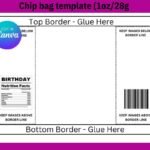 Chip Bag Chip Bag Template Blank Template Custom Potato Chip 