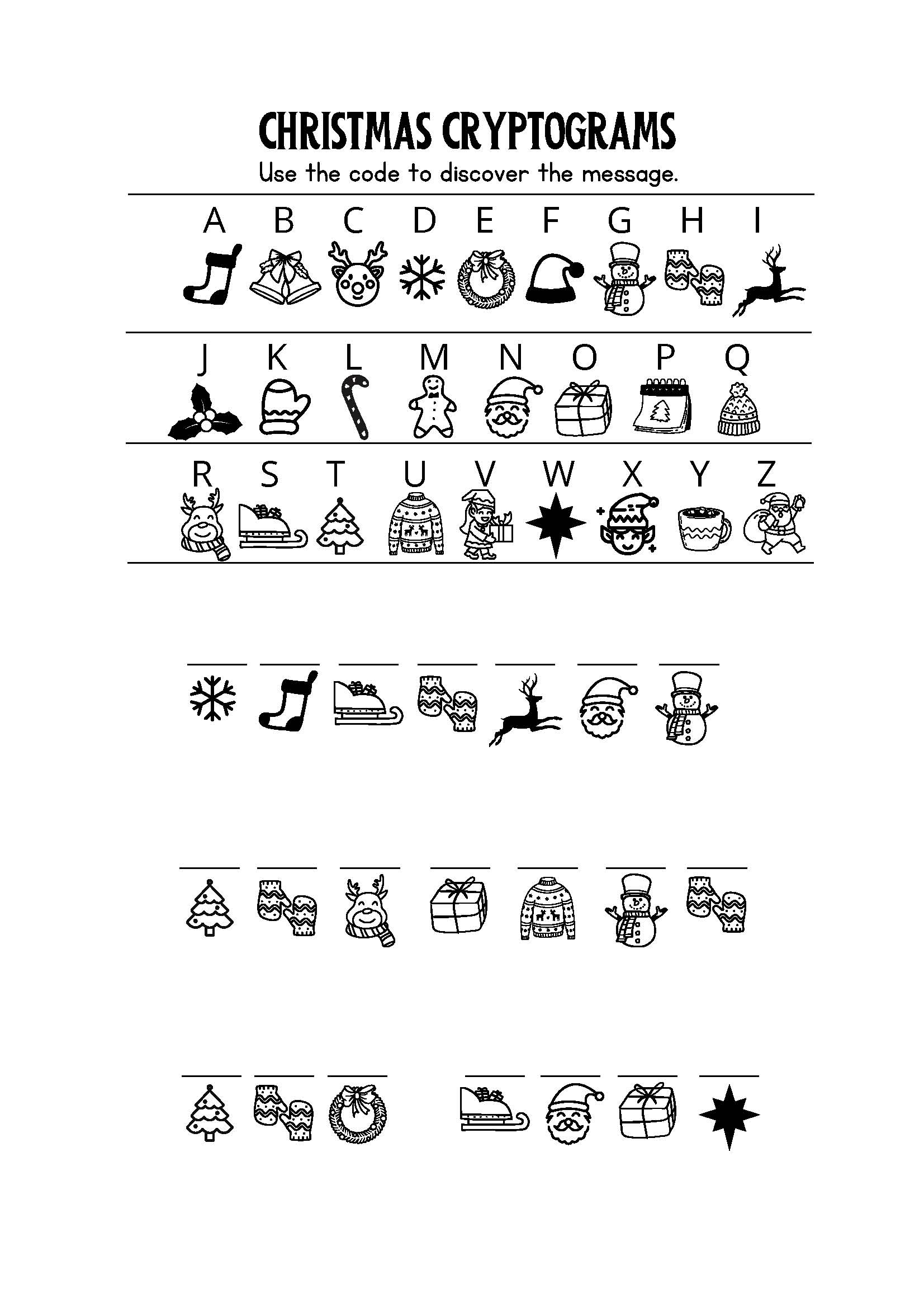 free printable cryptograms with answers