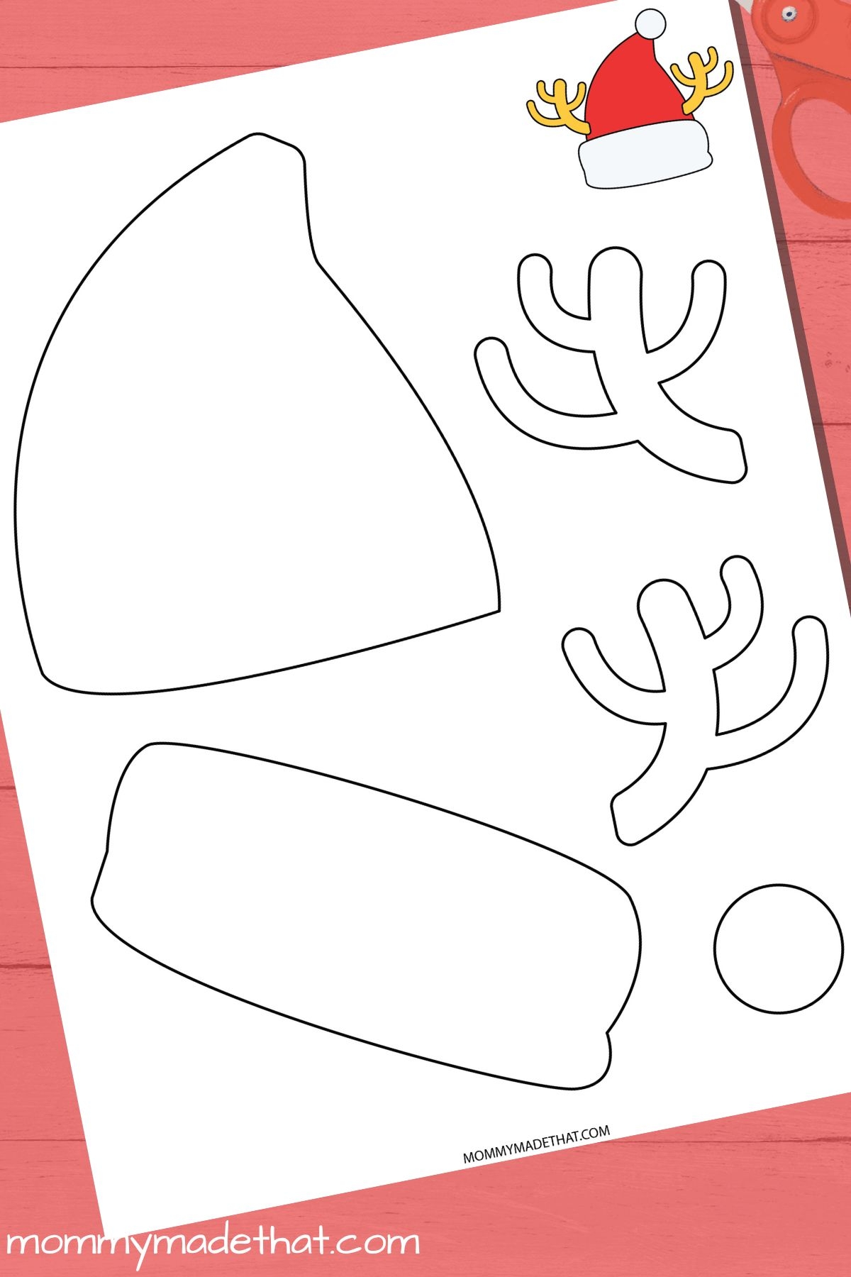 Christmas Hat Template Cheap
