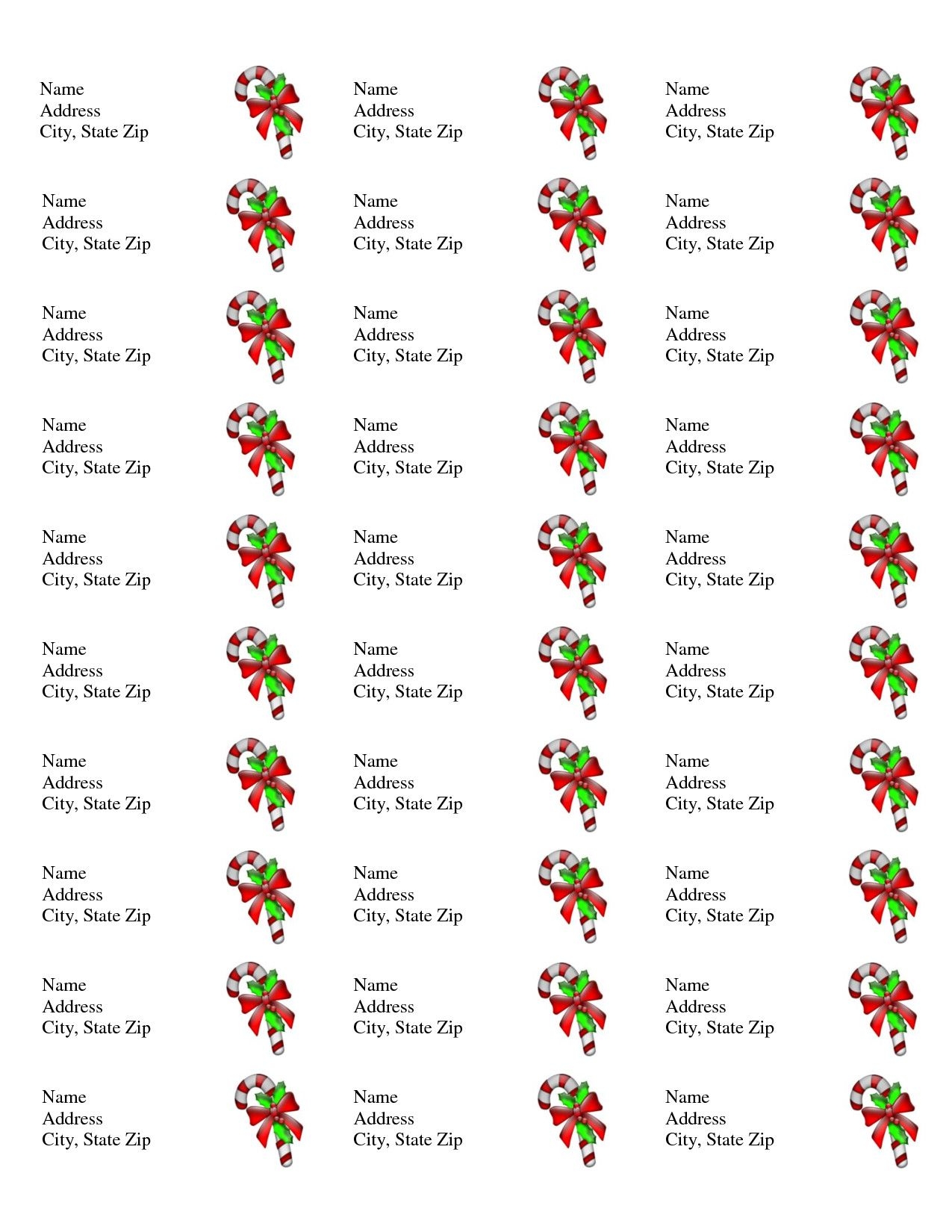 free printable address label templates