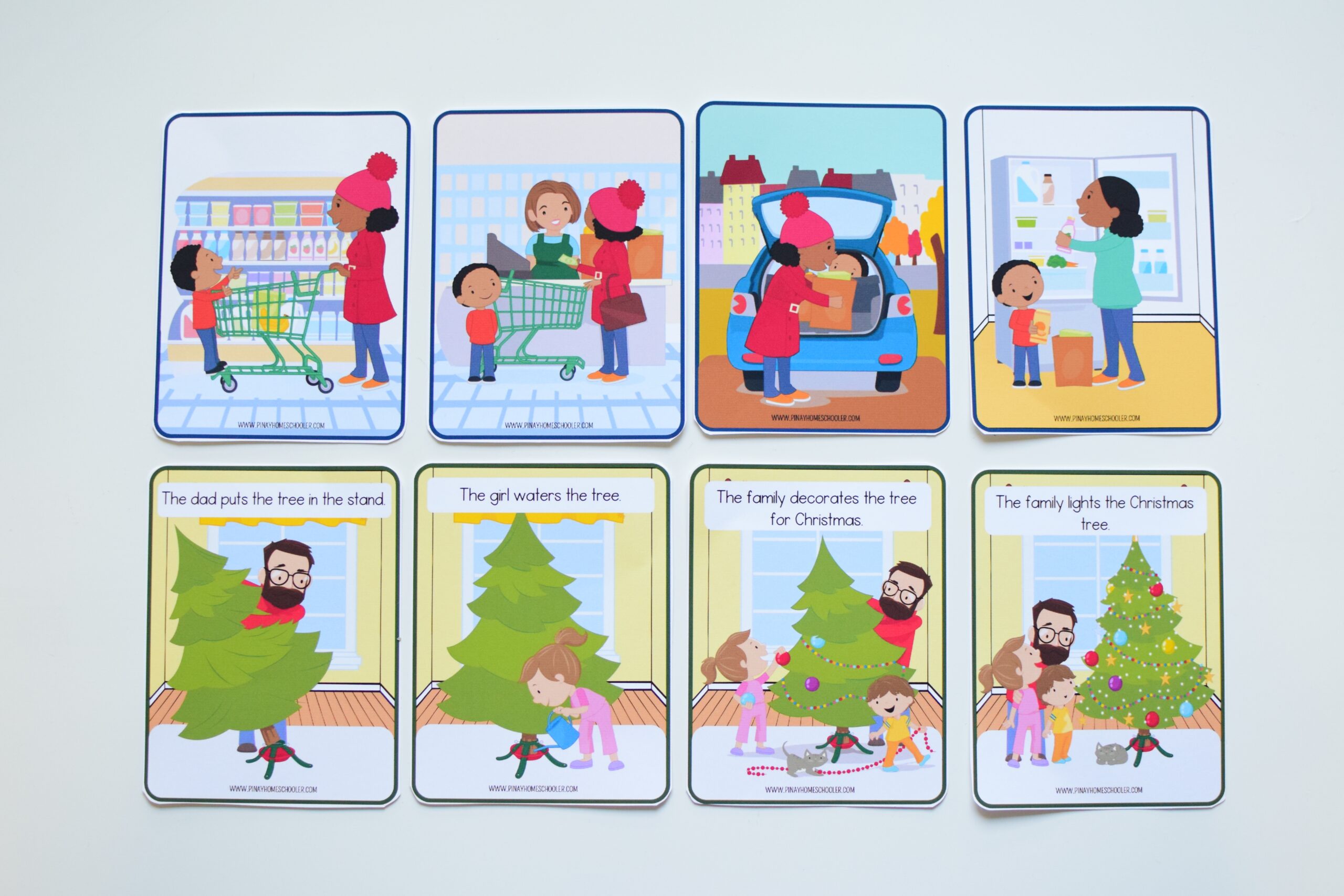 Christmas Story Sequencing The Pinay Homeschooler