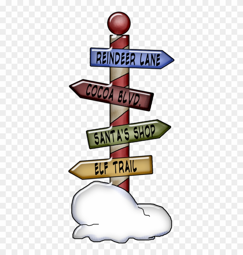 Christmas Templates Transparent North Pole Sign Free Transparent PNG Clipart Images Download