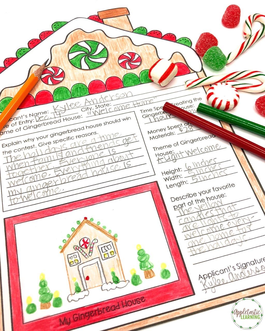 Christmas Writing Prompts With A Gingerbread PBL Twist 