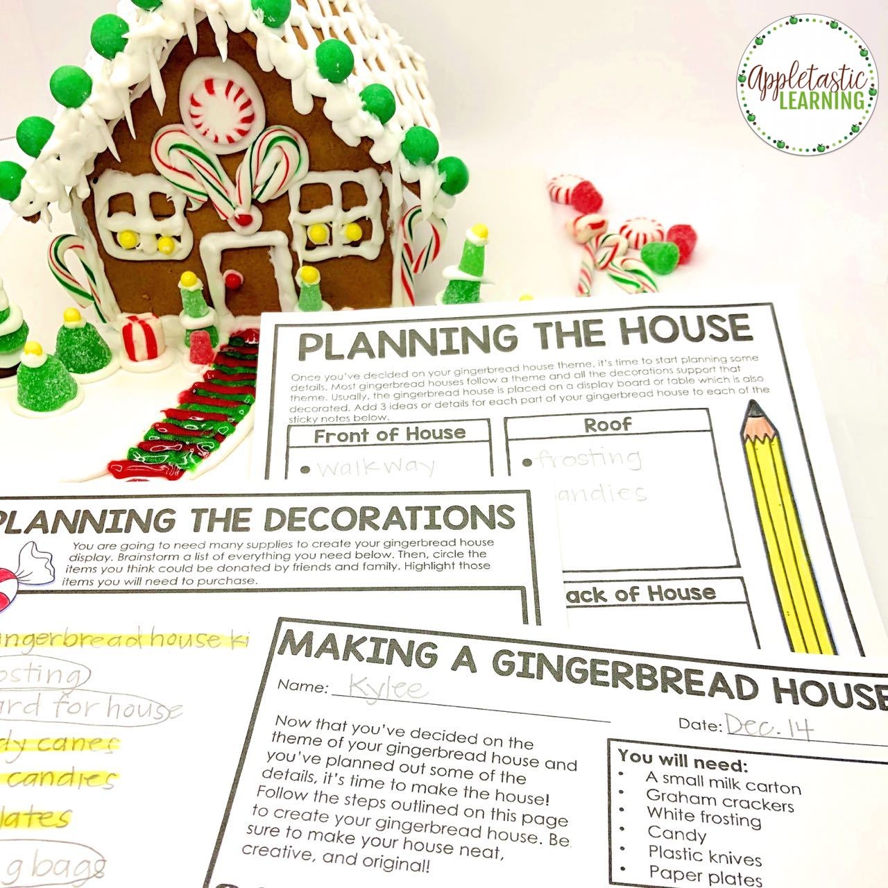 printable gingerbread writing activities third grade