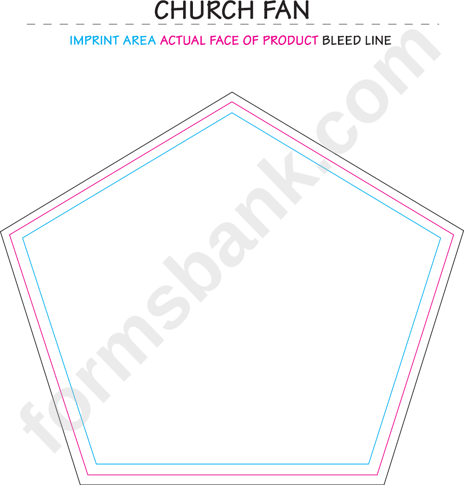 Church Fan Template Printable Pdf Download