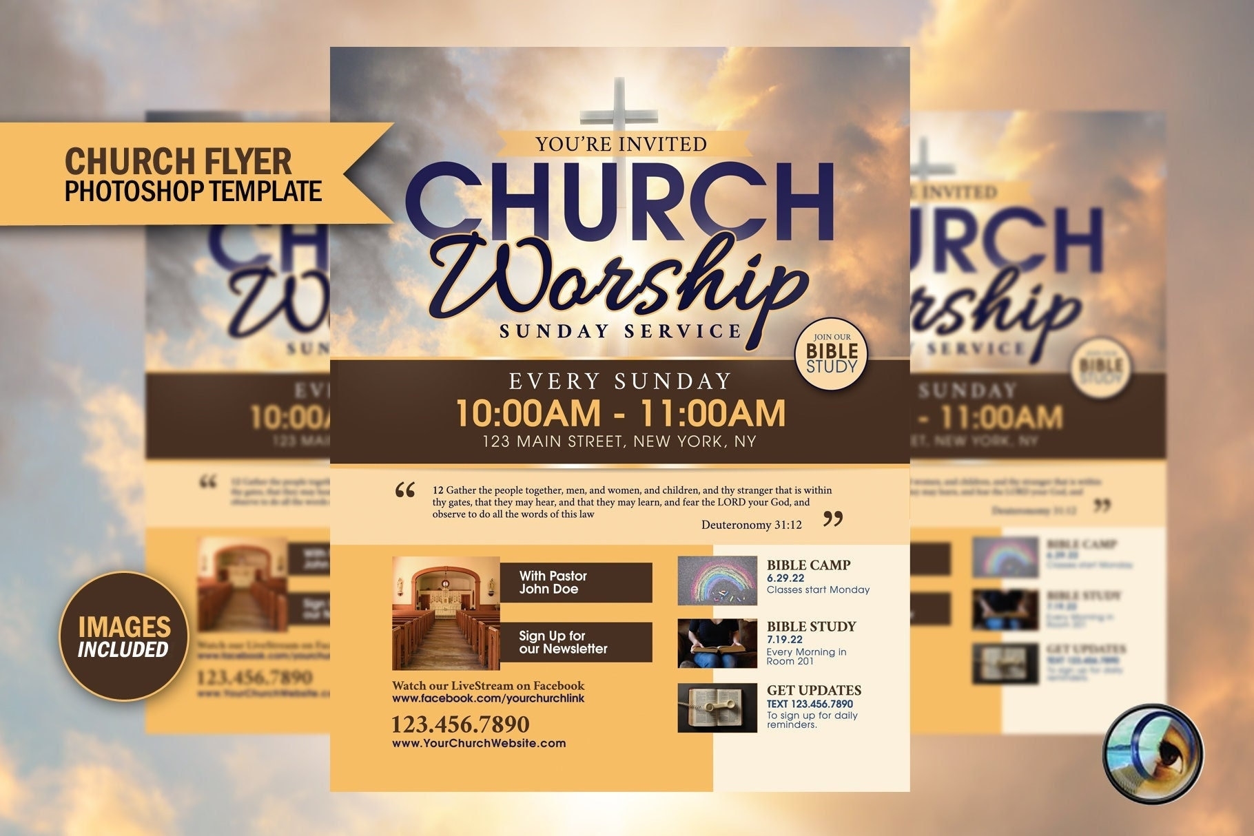 free printable flyers for church