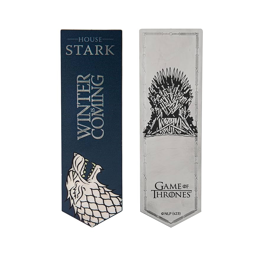 Cinereplicas Game Of Thrones Metal Bookmark Stark And Targaryen 14x4cm Official License Stark Amazon nl Stationery U0026 Office Supplies