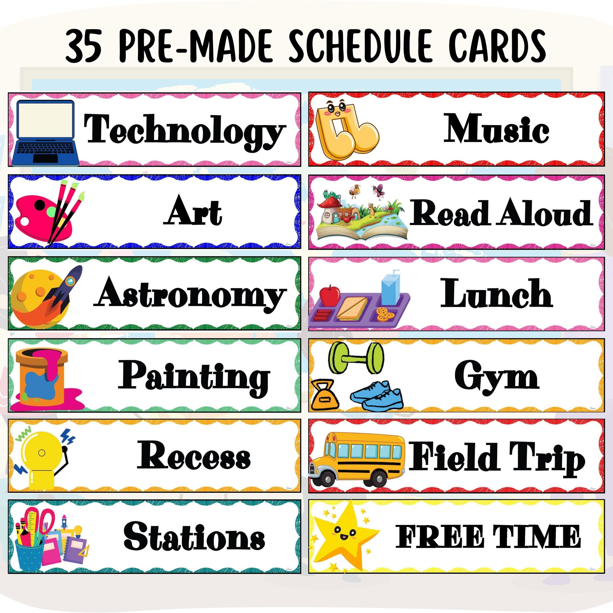 Classroom Schedule Cards 2 EDITABLE Geography Daily Visual Schedule Cards Classful Classroom Schedule Cards 2 EDITABLE Geography Daily Visual Schedule Cards Classful