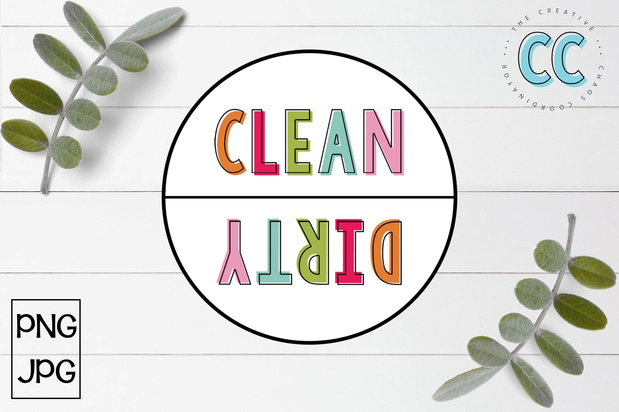 Clean Dirty Dishwasher Magnet