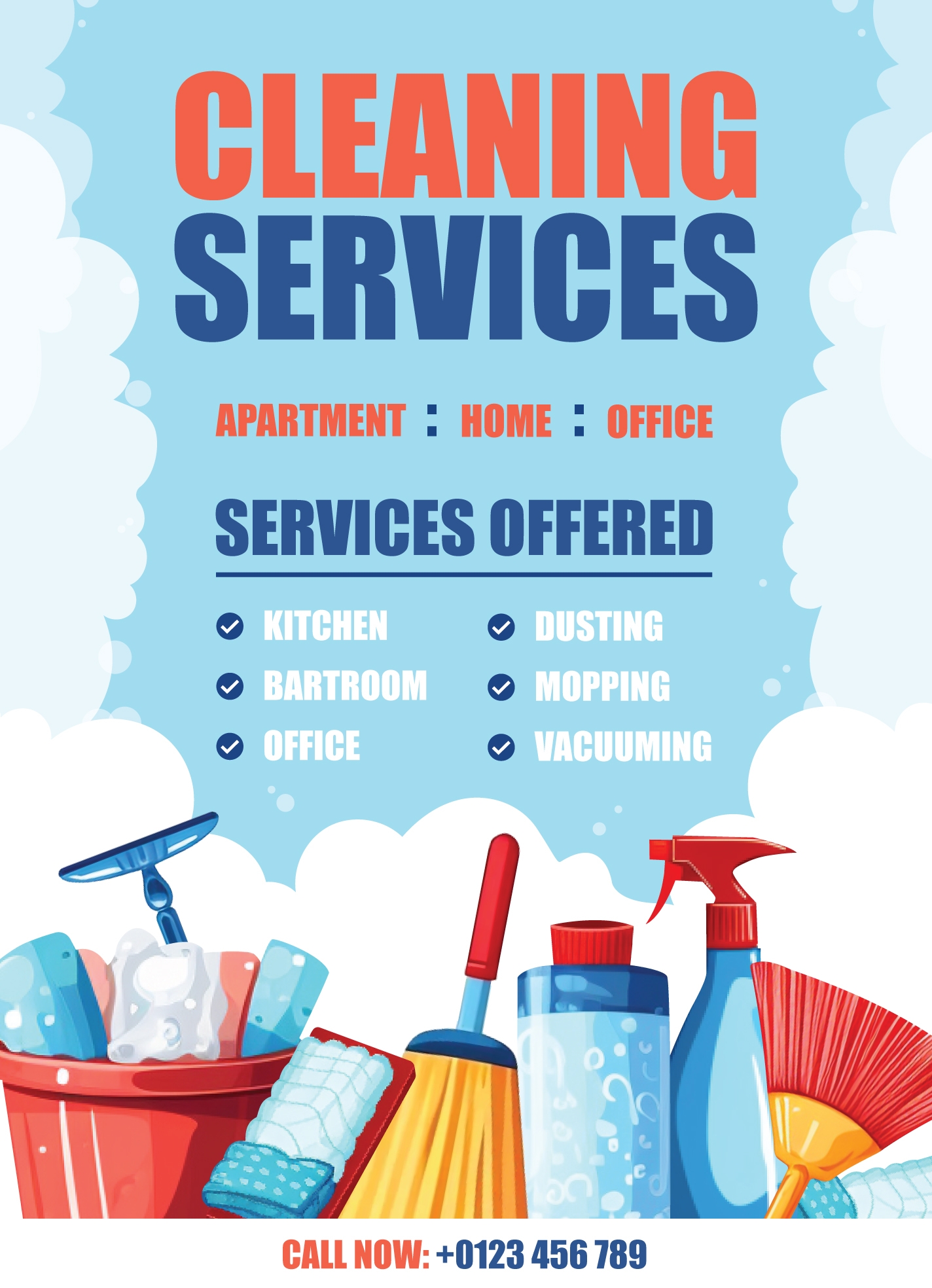 free printable house cleaning flyers
