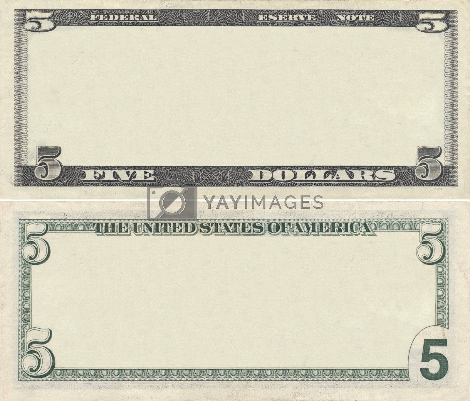 5 dollar bill printable