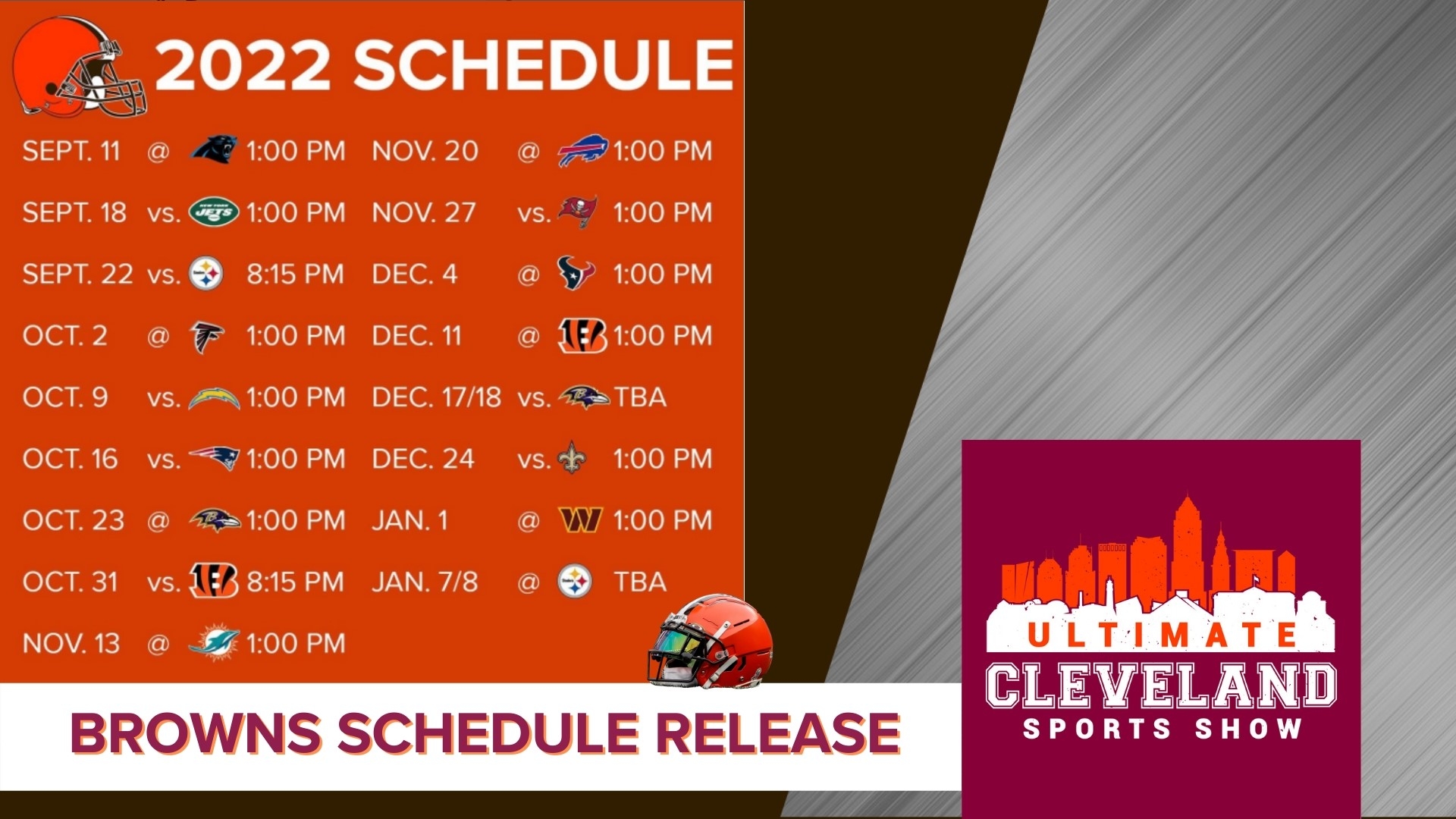 Cleveland Browns Schedule Breakdown Will Carolina Be A Challenge Cleveland Browns Schedule Breakdown Will Carolina Be A Challenge